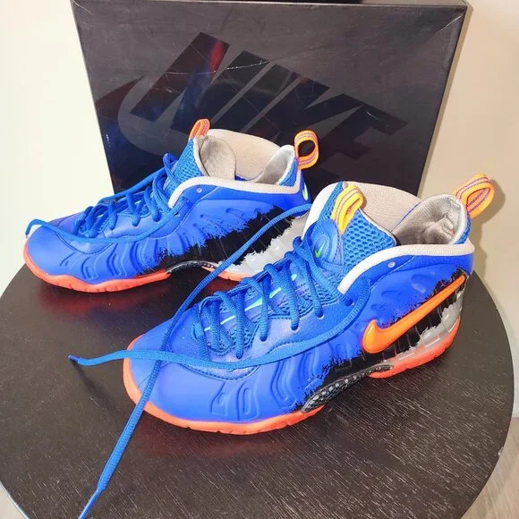 7 Y Nike Little Posite Pro Racer Blue/Total Crimson